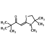 CAS#: 816455-97-7， (1Z)-3,3-Dimethyl-1-(3,4,4-trimethyl-1,3-thiazolidin-2-ylidene)-2-butanone
