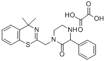 CAS#: 81735-48-0， 1-((4,4-Dimethyl-4H-1,3-Benzothiazin-2-Yl)Methyl)-3-Phenyl-2-Piperazinone Oxalate