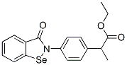 CAS#: 81743-94-4， Ethyl 2-[4-(3-Oxo-1,2-Benzoselenazol-2-Yl)Phenyl]Propanoate
