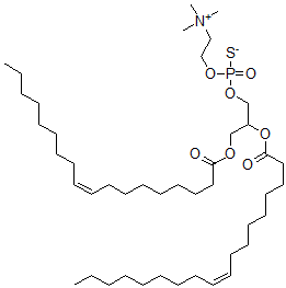 CAS#: 81844-74-8， (Z,Z)-4-Hydroxy-N,N,N-Trimethyl-10-Oxo-7-((1-Oxo-9-Octadecenyl)Oxy)-3,5,9-Trioxa-4-Phosphaheptacos-18-En-1-Aminium Hydroxide Inner Salt 4-Sulfide