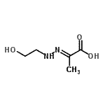 CAS#: 81866-92-4， (2E)-2-[(2-Hydroxyethyl)hydrazono]propanoic acid