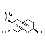 CAS#: 819054-01-8， (4S,5S,10R)-4-Hydroxy-5-methoxy-10-methyl-2,7-oxecanedione
