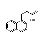 CAS 登录号：819066-35-8， 3-(4-异喹啉基)丙酸