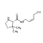 CAS#: 819083-87-9， (4R)-N-[(2Z)-4-Hydroxy-2-buten-1-yl]-5,5-dimethyl-1,3-thiazolidine-4-carboxamide