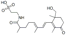 CAS#: 81957-68-8， 2-((8-(6-(Hydroxymethyl)-2,6-Dimethyl-3-Oxo-1-Cyclohexen-1-Yl)-2,6-Dimethyl-1-Oxo-5,7-Octadienyl)Amino)-Ethanesulfonic Acid
