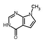 CAS#: 81965-21-1， 7-methyl-3H-pyrrolo[3,2-e]pyrimidin-4-one