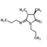 CAS#: 819800-30-1， (3R,4R,5E)-3,4-Dimethyl-1-propyl-5-(propylimino)-2-pyrrolidinone