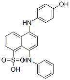 CAS#: 82-31-5， 8-Anilino-5-(4-Hydroxyanilino)Naphthalenesulphonic Acid