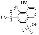CAS 登录号：82-47-3， 4-氨基-5-羟基萘-1,3-二磺酸