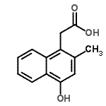 CAS#: 820258-42-2， (4-Hydroxy-2-methyl-1-naphthyl)acetic acid