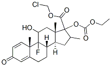 CAS#: 82034-45-5， Chloromethyl 9-fluoro-17-ethoxycarbonyloxy-11-hydroxy-16-methylandrosta-1,4-dien-3-one-17-carboxylate