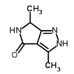 CAS#: 82036-26-8， 3,6-Dimethyl-5,6-dihydropyrrolo[3,4-c]pyrazol-4(2H)-one
