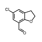 CAS#: 82060-93-3， 5-Chloro-2,3-dihydro-1-benzofuran-7-carbaldehyde