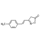 CAS#: 820967-84-8， 3-[(E)-2-(4-Methylphenyl)vinyl]-1,2-oxazol-5(4H)-one