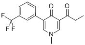 CAS#: 82129-63-3， 1-Methyl-3-(1-Oxopropyl)-5-(3-(Trifluoromethyl)Phenyl)-4(1H)-Pyridinone