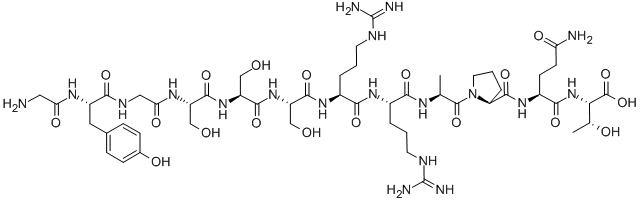CAS#: 82177-09-1， H-Gly-Tyr-Gly-Ser-Ser-Ser-Arg-Arg-Ala-Pro-Gln-Thr-OH