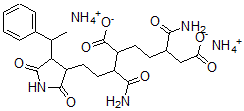CAS#: 82230-03-3， Diazanium 5-Carbamoyl-2-[1-Carbamoyl-3-[2,5-Dioxo-4-(1-Phenylethyl)Pyrrolidin-3-Yl]Propyl]Heptanedioate
