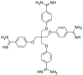 CAS#: 82332-92-1， 1,3-Bis(4-amidinophenoxy)-2,2-bis-(4-amidinophenoxymethyl)propane