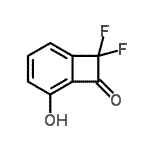 CAS#: 82431-18-3， 8,8-Difluoro-5-hydroxybicyclo[4.2.0]octa-1,3,5-trien-7-one