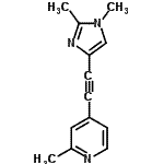 CAS#: 824431-72-3， 4-[(1,2-Dimethyl-1H-imidazol-4-yl)ethynyl]-2-methylpyridine