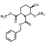 CAS#: 824943-45-5， 1-Benzyl 2-methyl (2S,5R)-5-hydroxy-6-methoxy-1,2-piperidinedicarboxylate