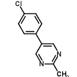 CAS#: 82525-22-2， 5-(4-chlorophenyl)-2-methyl-pyrimidine