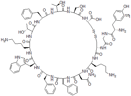 CAS#: 82599-24-4， Iodo-Tyr(1)-Somatostatin
