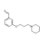 CAS#: 82625-43-2， 3-[3-(1-Piperidinyl)propoxy]benzaldehyde