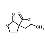 CAS#: 82672-11-5， 2-Oxo-3-propyltetrahydro-3-furancarbonyl chloride