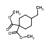 CAS#: 828271-41-6， Dimethyl 4-ethyl-1,1-cyclohexanedicarboxylate