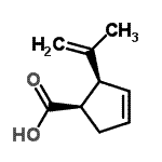 CAS#: 82893-75-2， (1R,2S)-2-Isopropenyl-3-cyclopentene-1-carboxylic acid