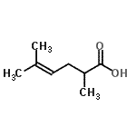 CAS#: 82898-13-3， 2,5-Dimethyl-4-hexenoic acid