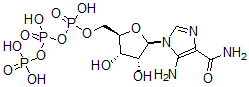 CAS#: 82989-82-0， 5-Amino-4-imidazolecarboxamide riboside 5'-triphosphate