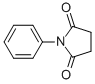 structure of CAS# 83-25-0, N-Phenylsuccinimide;1-Phenylpyrrolidine-2,5-Quinone;Aids-167500;2,5-Pyrrolidinedione, 1-Phenyl- (9Ci)