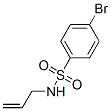 结构式 CAS# 830-41-1, N-烯丙基-4-溴苯磺酰胺