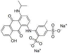 CAS#: 83006-70-6， Disodium 5-[[9,10-Dihydro-8-Hydroxy-4-[(1-Methylethyl)Amino]-9,10-Dioxo-1-Anthryl]Amino]Toluene-2,4-Disulphonate