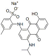 CAS#: 83006-72-8， Sodium 3-[[9,10-Dihydro-8-Hydroxy-4-(Isopropylamino)-9,10-Dioxo-1-Anthryl]Amino]Toluene-4-Sulphonate