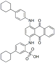 CAS#: 83027-36-5， 5-Cyclohexyl-2-[[4-[(4-Cyclohexylphenyl)Amino]-9,10-Dihydro-9,10-Dioxo-1-Anthracenyl]Amino]-Benzenesulfonic Acid