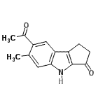 CAS#: 830347-27-8， 7-Acetyl-6-methyl-1,4-dihydrocyclopenta[b]indol-3(2H)-one