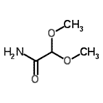 structure of CAS# 83071-00-5, 2,2-Dimethoxyacetamide;2,2-Dimethoxyacetamide;MFCD00624169;ZINC03012922
