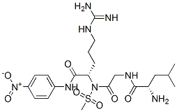CAS#: 83160-48-9， Methylsulfonylleucyl-Glycyl-Arginine-4-Nitroanilide