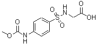 CAS#: 83192-67-0， N-({4-[(Methoxycarbonyl)amino]phenyl}sulfonyl)glycine