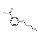 结构式 CAS# 83230-74-4, 3-丙氧基苯甲酰氯