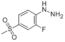 structure of CAS# 832714-48-4, 2-Fluoro-4-(Methylsulphonyl)Phenylhydrazine