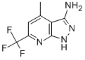 structure of CAS# 832740-69-9, 4-Methyl-6-(Trifluoromethyl)-1H-Pyrazolo[3,4-b]Pyridin-3-Ylamine;4-METHYL-6-(TRIFLUOROMETHYL)-1H-PYRAZOLO[3,4-B]PYRIDIN-3-YLAMINE;4-Methyl-6-(Trifluoromethyl)-1H-Pyrazolo[3,4-B]-Pyridin-3-Amine;VITAS-BB TBB007496