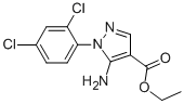 structure of CAS# 83279-66-7, Ethyl 5-Amino-1-(2,4-Dichlorophenyl)Pyrazole-4-Carboxylate;5-Amino-1-(2,4-Dichlorophenyl)-4-Pyrazolecarboxylic Acid Ethyl Ester;5-Amino-1-(2,4-Dichlorophenyl)Pyrazole-4-Carboxylic Acid Ethyl Ester;Zinc00169263