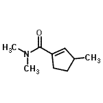 CAS#: 83283-03-8， N,N,3-Trimethyl-1-cyclopentene-1-carboxamide