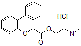 CAS#: 83359-86-8， 6-(2-Dimethylaminoethoxycarbonyl)-6H-dibenzo(b,d)pyran hydrochloride