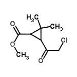 CAS#: 83391-85-9， Methyl 3-(chloroacetyl)-2,2-dimethylcyclopropanecarboxylate
