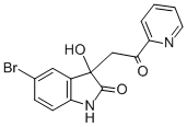 CAS#: 83393-50-4， 5-Bromo-3-Hydroxy-3-(2-Oxo-2-Pyridin-2-Yl-Ethyl)-1,3-Dihydro-Indol-2-One